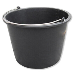 Baueimer schwarz – stabiler Eimer ideal für...