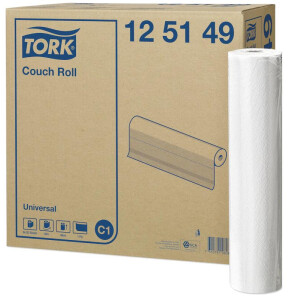 Tork Universal Liegenabdeckung 1 lagig, weiß, 49...