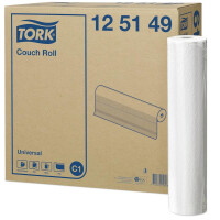 Tork Universal Liegenabdeckung 1 lagig, weiß, 49 × 38 cm, Rolle = 50 m