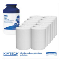 KIMTECH* WETTASK DS Wischtücher – Rollen inkl. Spenderbox