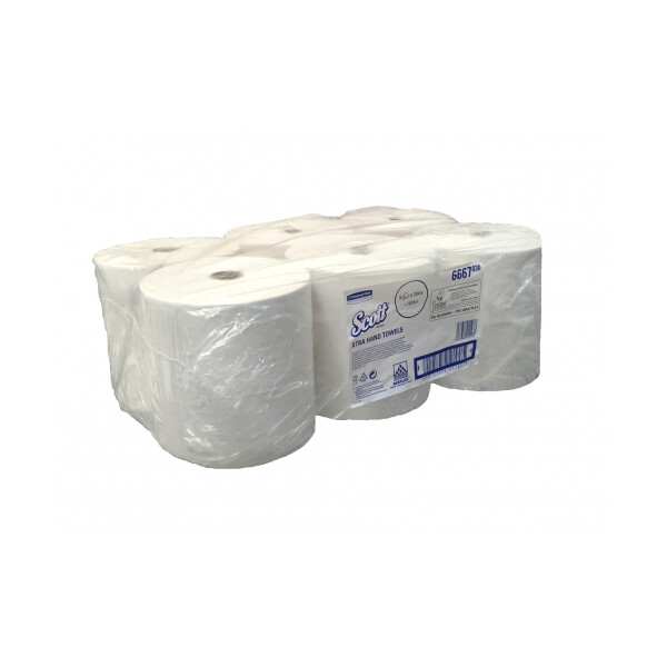Kimberly-Clark SCOTT KC Airflex Handtuchrollen, 1-lagig, 304 Meter
