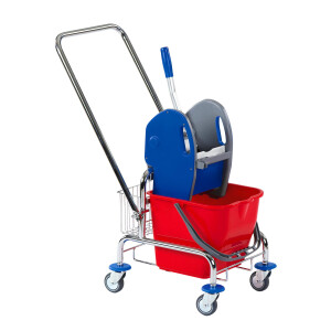 Einfachfahrwagen mit Deichsel, Korb 17 L SOLID –...