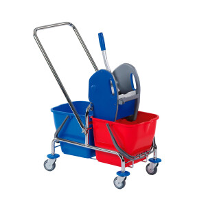 Doppelfahrwagen mit Deichsel 25 L SOLID – DOFA 25 D