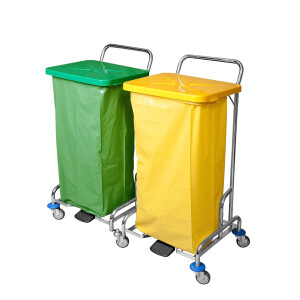Trennwagen 2fach mit Fußpedal SOLID – TWD 2