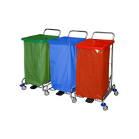 Trennwagen 3fach mit Fußpedal SOLID – TWD 3