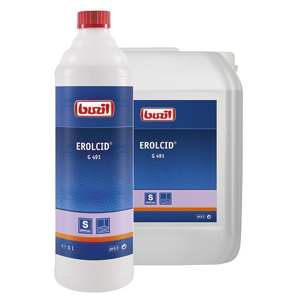 Buzil G491 Erolcid – Spezialreiniger auf Phosphorsäurebasis mit frischem Citrusduft 10 L Kanister