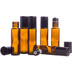 doTERRA Bernsteinfarbene Roll-On Flaschen Set – 6x...