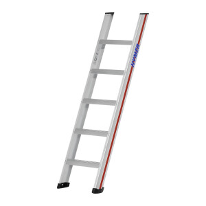 HYMER Stufenanlegeleiter, 5 Stufen, Länge 1,50 m,...