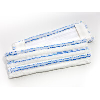 Microfaser Flachpressenmopp PREMIUM blau gestreift