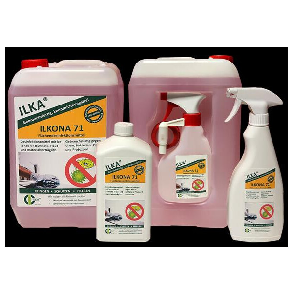ILKA – Ilkona 71 – gebrauchsfertige Flächen-Desinfektion 10 Liter
