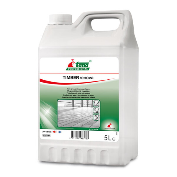 Tana Timber Renova 5 Liter Pflegeprodukt für Holzböden Timber renova ist eine Pflegeprotektion für Echtholzböden,