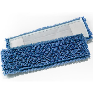 Mikrofasermopp Chenille 50 cm blau