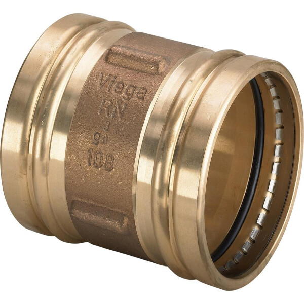 Viega Muffe Sanpress XL 2215XL in 76,1 mm Rotguss