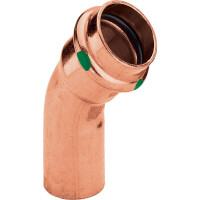 Viega Bogen 45 Grad mit SC Profipress 2426.1 in 15mm Kupfer