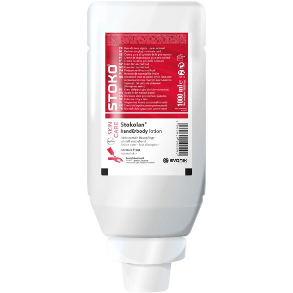 Stokolan Hand & Body Lotion f. normale Haut 1000 ml Abverkauf