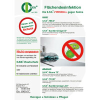 ILKA - Ilkona 70 - Flächendesinfektionmittel, Konzentrat, Desinfektionsmittel für Flächen 10 Liter