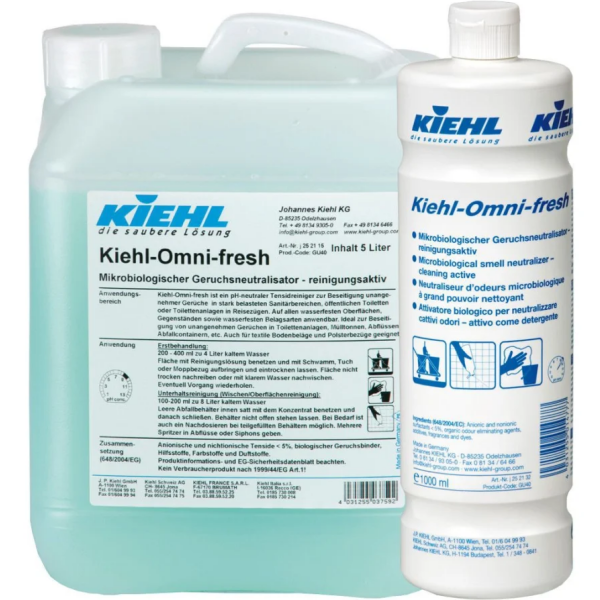 Kiehl Omni-fresh Mikrobiologischer Geruchsneutralisator - 5L Profi-Formel für langanhaltende Frische
