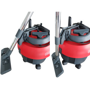 CLEANFIX S10 Plus VDE Trockensauger Kesselsauger Staubsauger rot, inkl. Zubehör