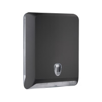 Marplast Papierhandtuchspender 830 Schwarz – Wandmontage | Colored Edition