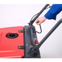 CLEANFIX© KS650 IBC – professionelle Akku-Kehrmaschine für Innen- und Außenbereiche