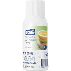 Tork Lufterfrischer Spray mit Fruchtduft A1, Tropical...