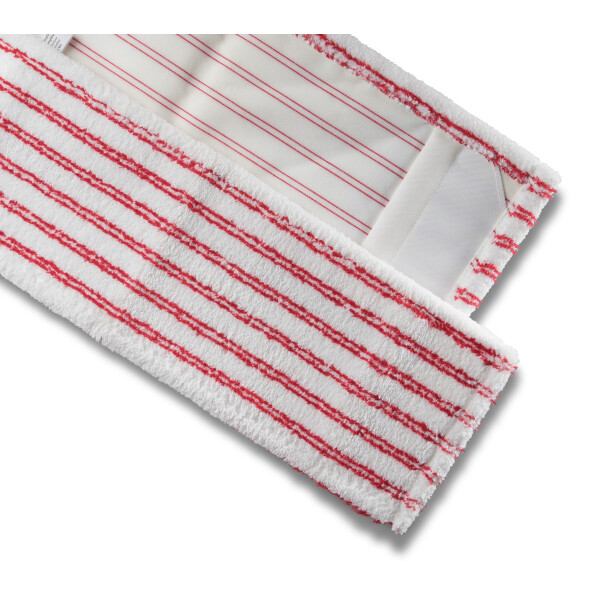 Mopptex Mikrofasermopp PREMIUM SANI – Hygienischer Mopp für Sanitärbereiche 1Stk. - rot 40cm