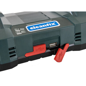 CLEANFIX© CAS Ladegerät Duo – Doppelladegerät für 18V Li-Ion Akkus | Cordless Alliance System