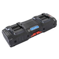 CLEANFIX© CAS Ladegerät Duo – Doppelladegerät für 18V Li-Ion Akkus | Cordless Alliance System