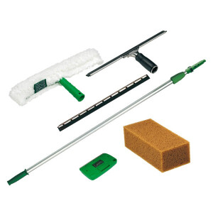 Pro Glasreinigungskit EZ250 Optiloc Teleskopstange, 2-...
