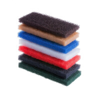 Floorstar Super-Handpads 11,5 × 25 cm – 10 Stück – Schwarz – für Grund- & Unterhaltsreinigung