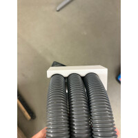 Schlauchhalterung für Staubsauger-Saugschläuche Ø 38–70 mm – 3D-gedrucktes Ordnungssystem 60 mm|Rot|PETG