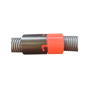 TPU Schlauchverbindung Ø 38–70 mm – Aufdrehbare Schraubkupplung 50 mm|Weiß