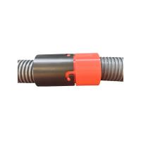 TPU Schlauchverbindung Ø 38–70 mm – Aufdrehbare Schraubkupplung 50 mm|Weiß