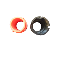 TPU Schlauchverbindung Ø 38–70 mm – Aufdrehbare Schraubkupplung 50 mm|Weiß