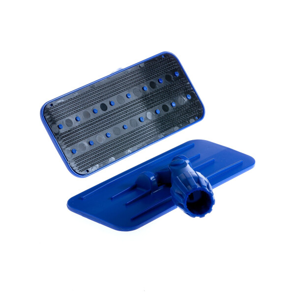 Floorstar Handpadhalter mit Stielaufnahme – Blau – Robust & Zuverlässig