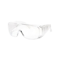 KS Tools Schutzbrille Überbrille transparent – EN 166 – Für Brillenträger geeignet