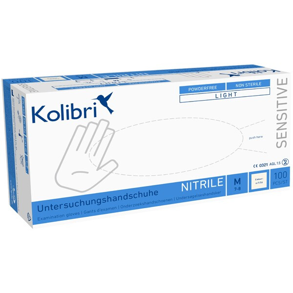 Kolibri Untersuchungshandschuh Sensitive Nitril Gr.XL
